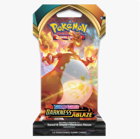 Pokémon Darkness Ablaze Sleeved Booster Pack - SWSH03